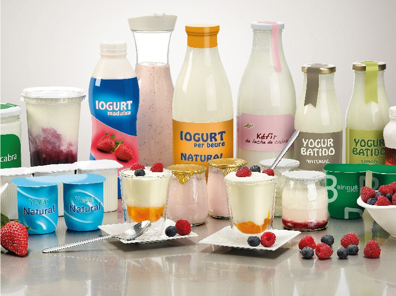 Production of yogurt and acidified dairy products